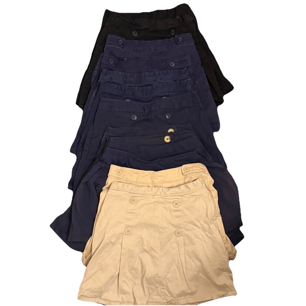 Girls School Uniform Skirt Lot 18 Children's Place French Toast Old Navy 10/12